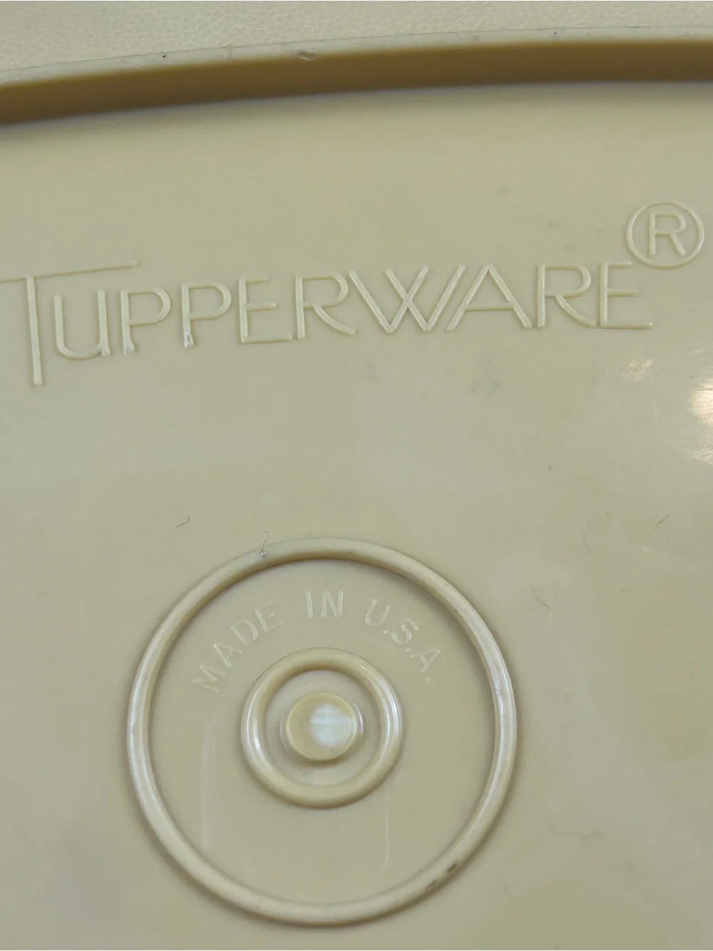 Tupperware vintage harvest